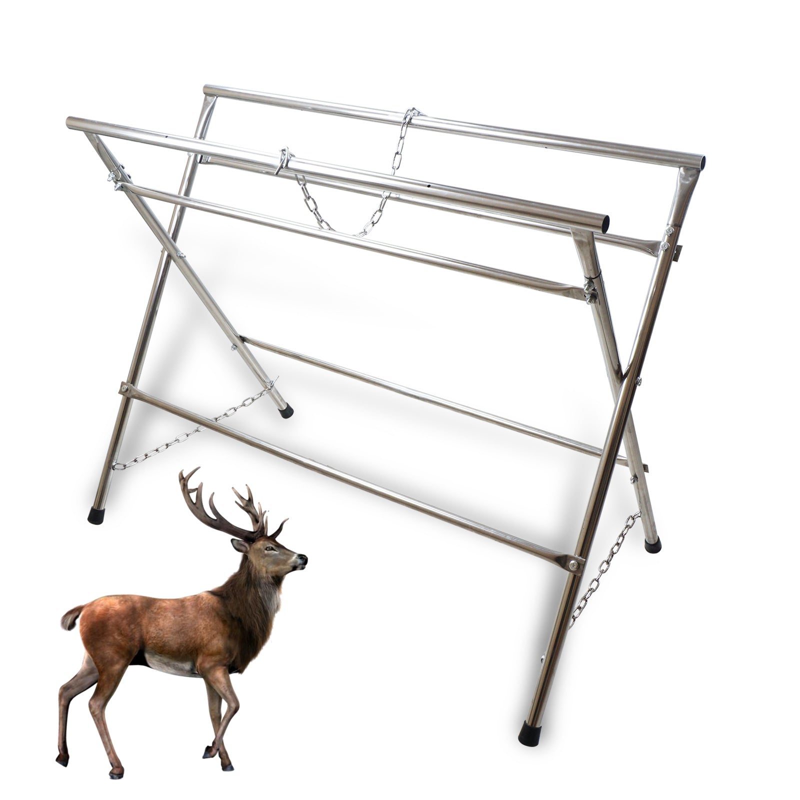Deer Game Hunting Hoist Processing Rack Stand, Skinning Station Equipm ...