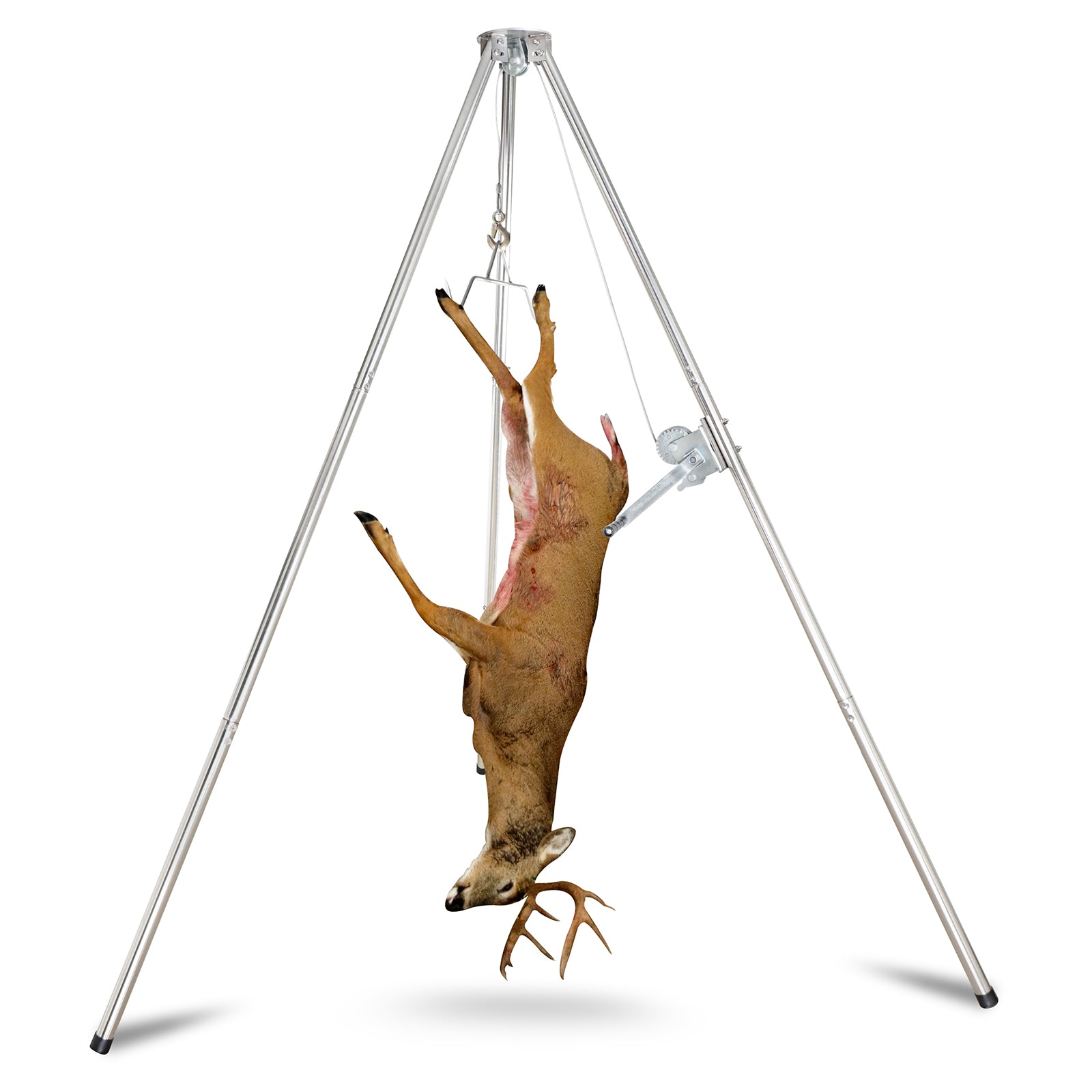 Deer With Rack Stainless Steel Deer Game Hoist | Deer Hunting Gear – Smarkey