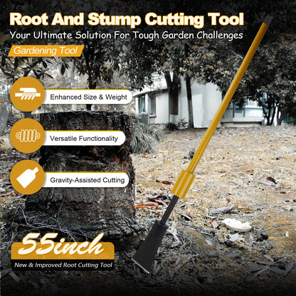 Stump Root Cutter Root Cutting Tool Bamboo Tree Stump Remover Spade Shovel Garden Slayer ...