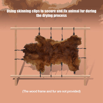 Double Skinning Rack Skinning and drying frame clip tools | Skinning Drying Rack – Smarkey